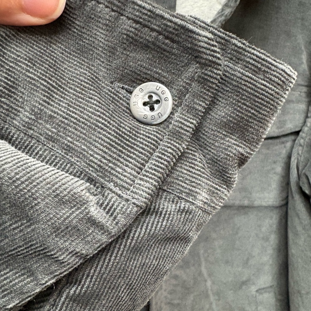 Ugg Gray Lightweight Shirt Jacket - image 5